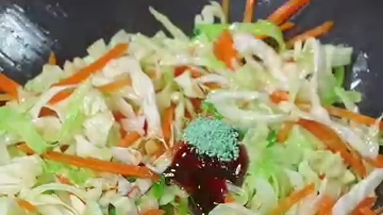Amazing: EASY & QUICK STIR-FRIED CABBAGE RECIPE #recipe #cooking #cabbage #chine