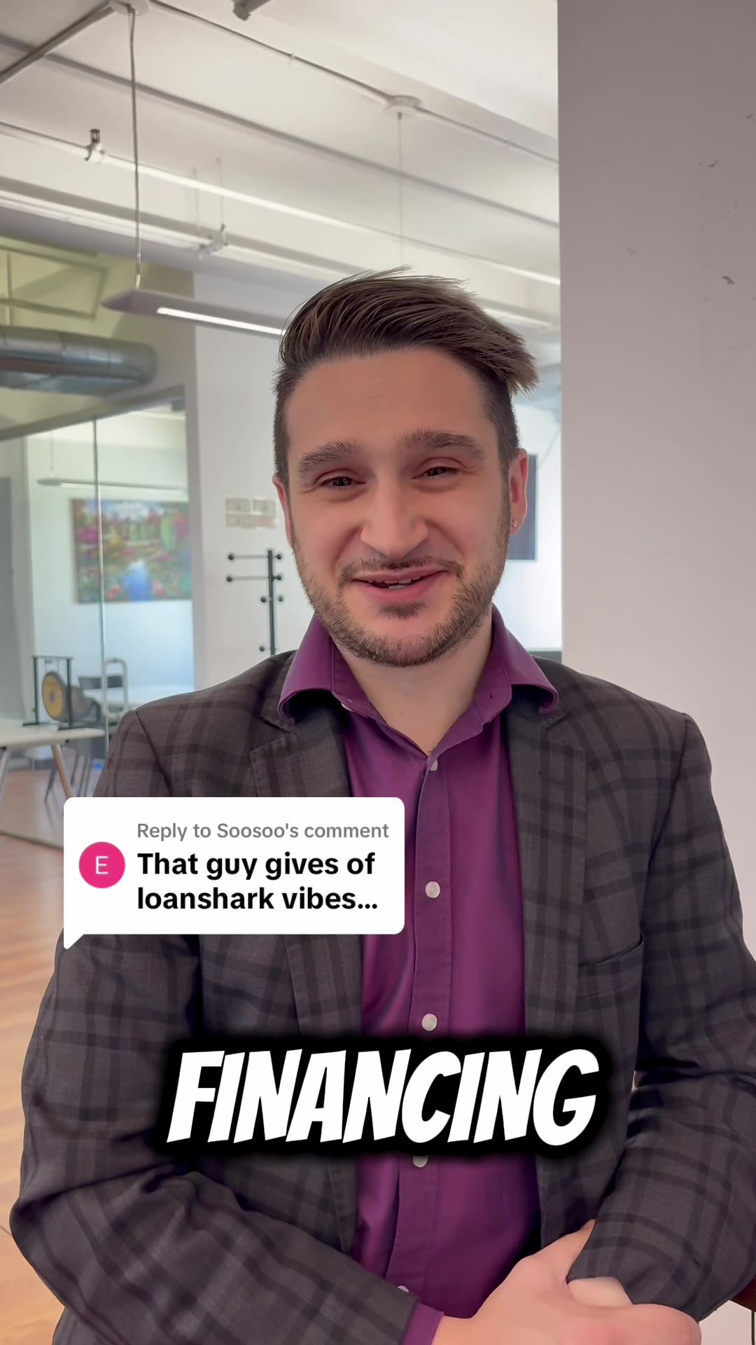 Just to confirm he is not a loan shark 😂😂😂