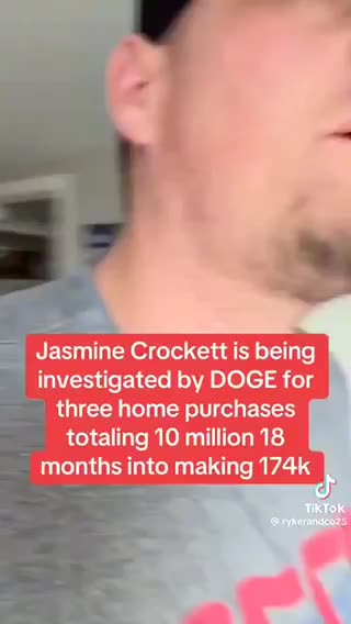Is Jasmine Crocket Bought And Paid For? Looks Like it….
