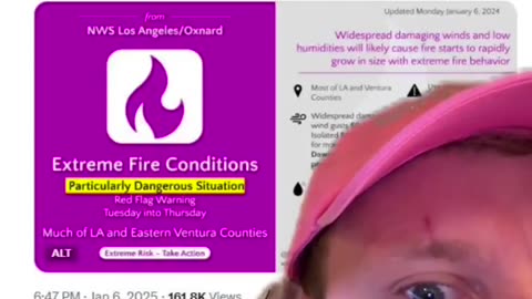 This audio recording was released right after the Pacific Palisades fires