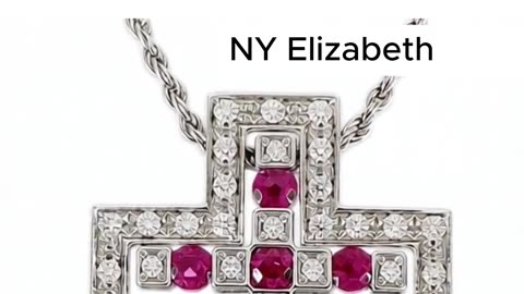 DAMIANI Belle Époque White Gold Diamond & Ruby Necklace