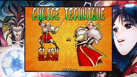 Samurai Shodown IV Charlotte gameplay (Level 8)