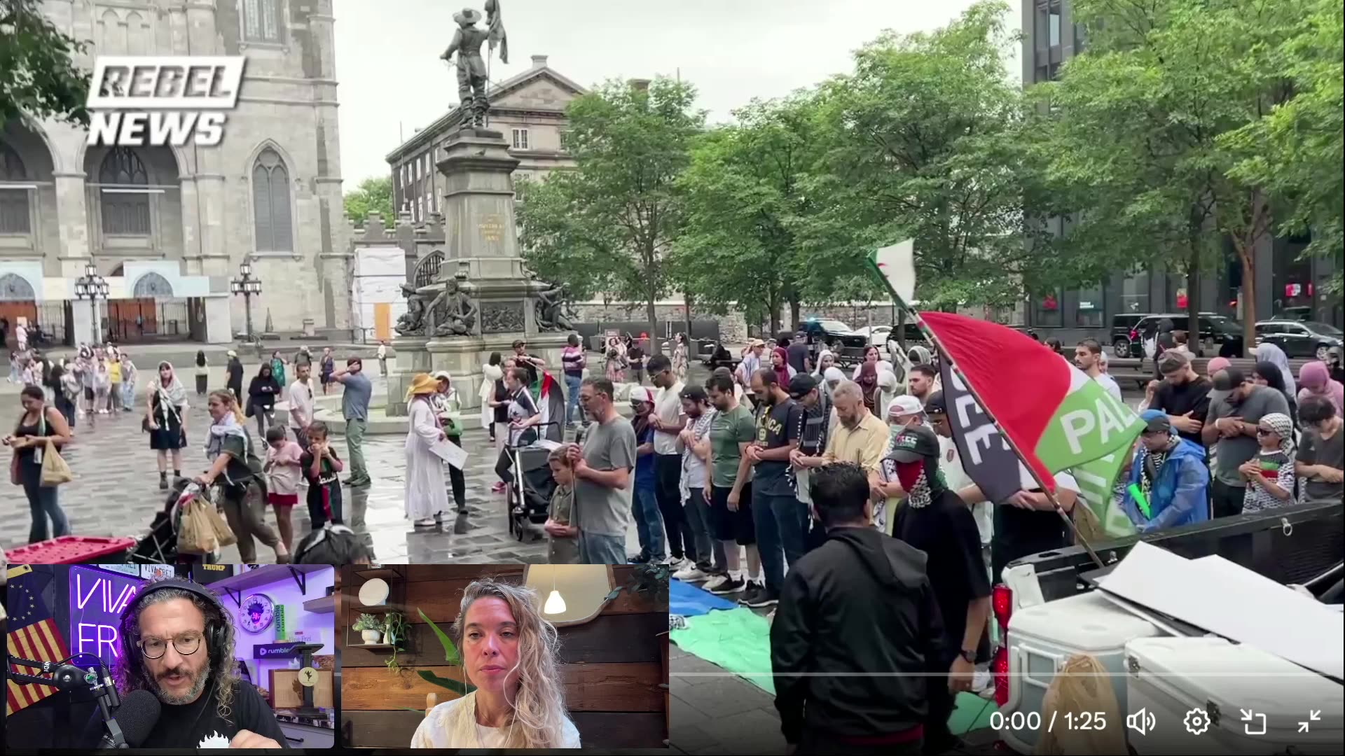 Rebel News Reporter Threatened with Arrest for Filming Public Prayer in Quebec?! 🇨🇦🕌🚔