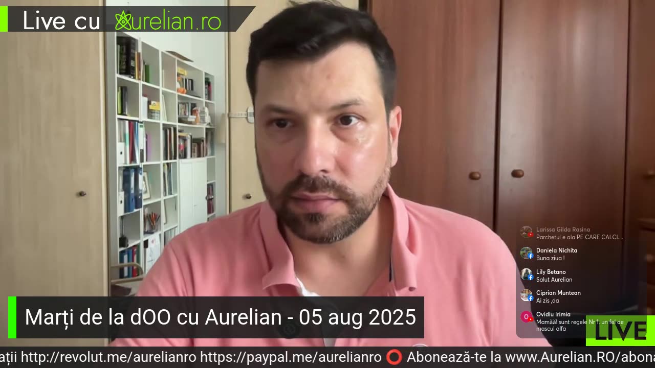 Marți de la dOO cu Aurelian – 05 august 2025