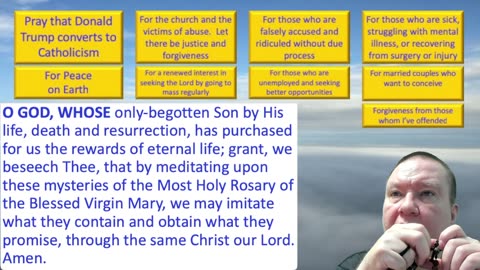 Mary's Daily Live Holy Rosary Prayer at 8:00 p.m. EDT 09/05/2025