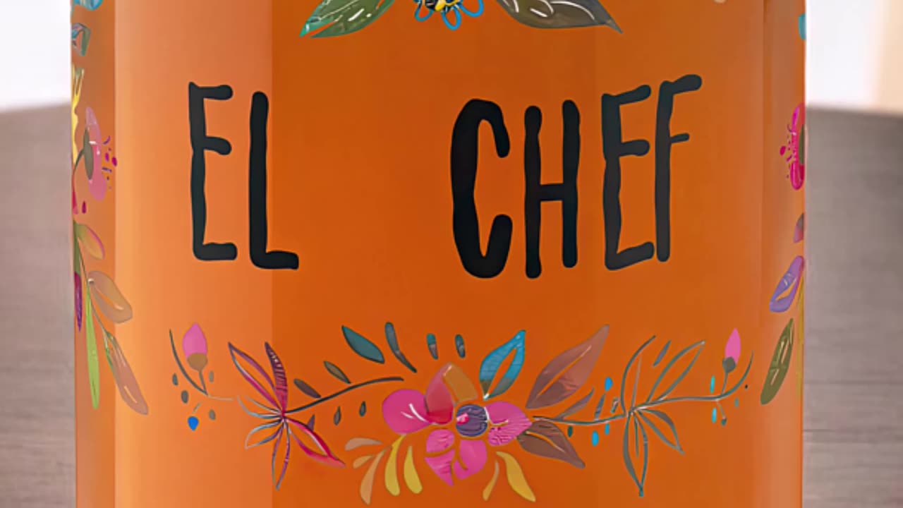 Serve your drinks in style with this "El Chef" floral glass! Why settle for ordinary? #drinkware