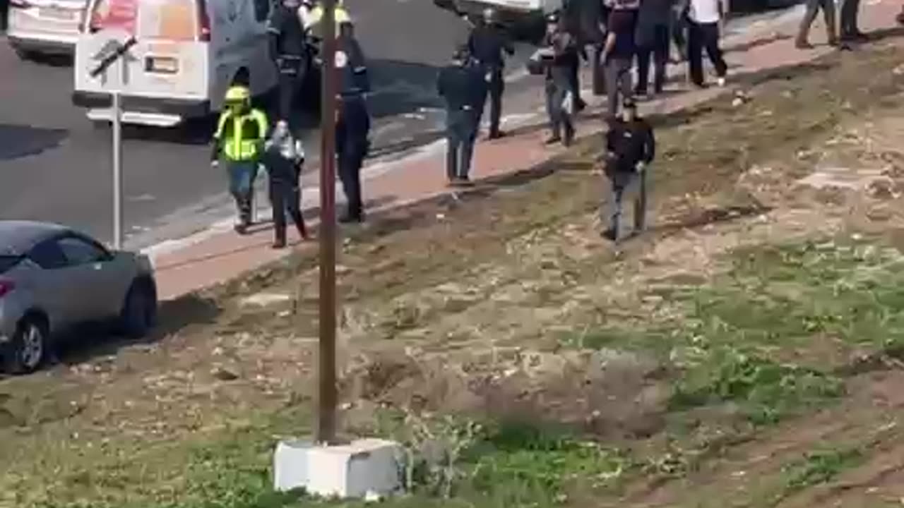 Initial report - a short while ago a report was received about a stabbing incident near Ein Harod