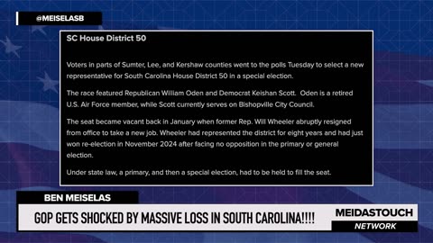 GOP gets SHOCKED by MASSIVE LOSS in SOUTH CAROLINA!!!!