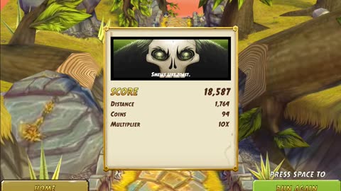 Temple Run Challenge: How Far Can I Go Without Crashing?