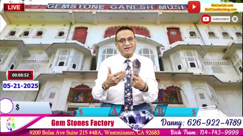 Tiem Vang Gem Stones Factory 05-21-2025 | STAR RUBY | GIA GEMSTONES #welivecali #gemstonesfactory