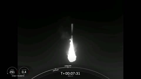 Landing Falcon 9 launch the NatReconOfc ’s NROL-57 mission from pad 4E in California