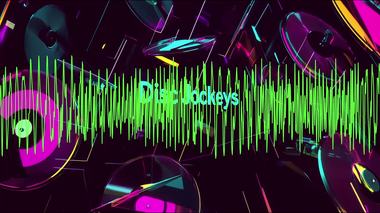 Disc Jockeys | High-Energy EDM Audio Visualizer