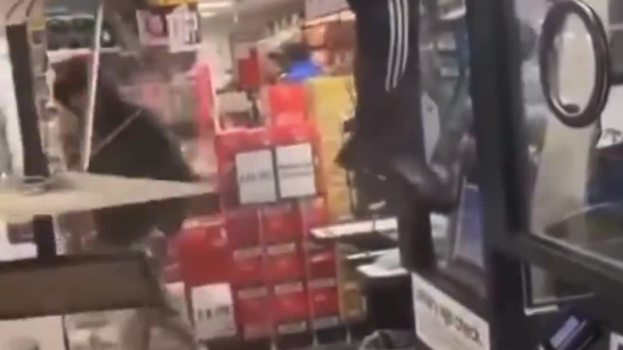 Blacks looting