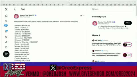 Democrats Distracting - Alaska Tsunami Warning After Major Earthquake - Dems Trying to Save PBS/NPR