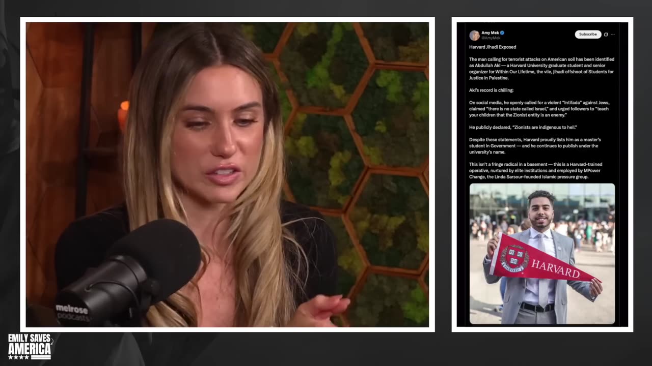 Harvard Student Call for Terror