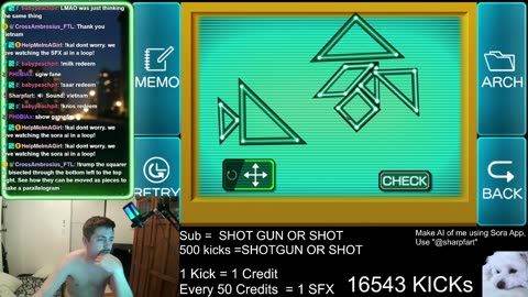 Not so sharp triangles (Sharpfart)