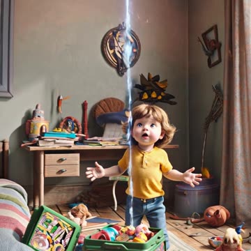 Kid Opens Toy Box… Instantly House Rockets into the Sky! 🚀🎁 Viral Chaos