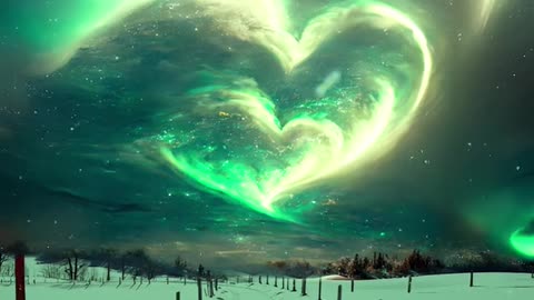 The aurora is so romantic, princess enjoy it.