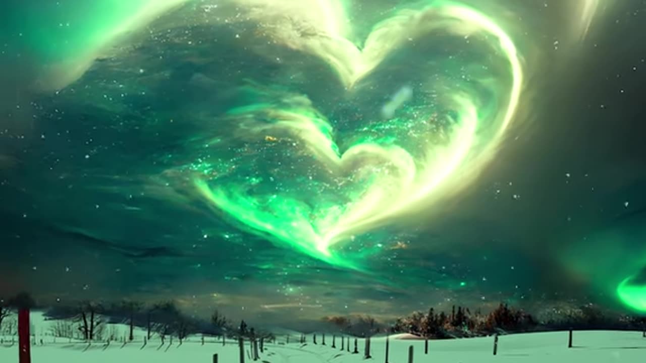 The aurora is so romantic, princess enjoy it.