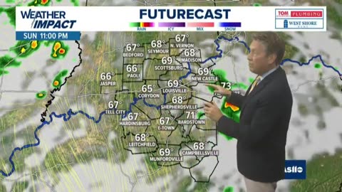 Wetter pattern moves in Sunday | #WHAS11 11 p.m. weather - Sept. 20, 2025