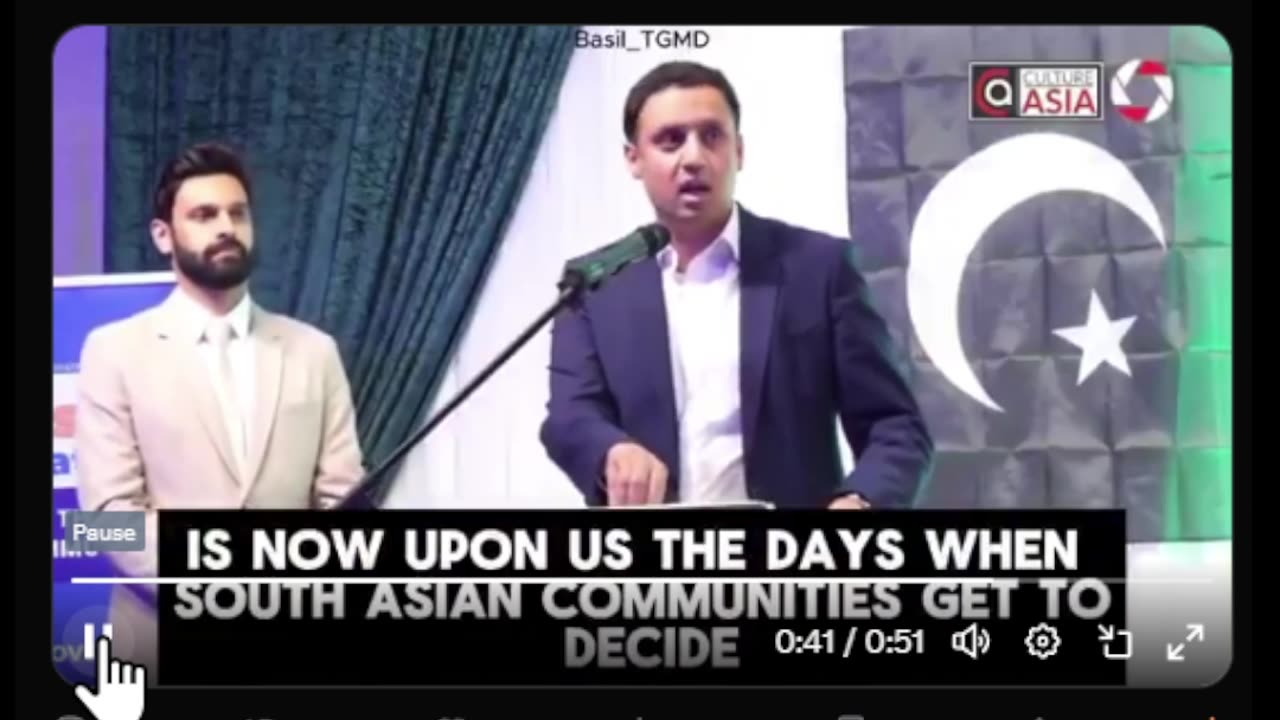 Scottish Labour Leader says he wants Pakistani in control of parliamnet parties and Countries