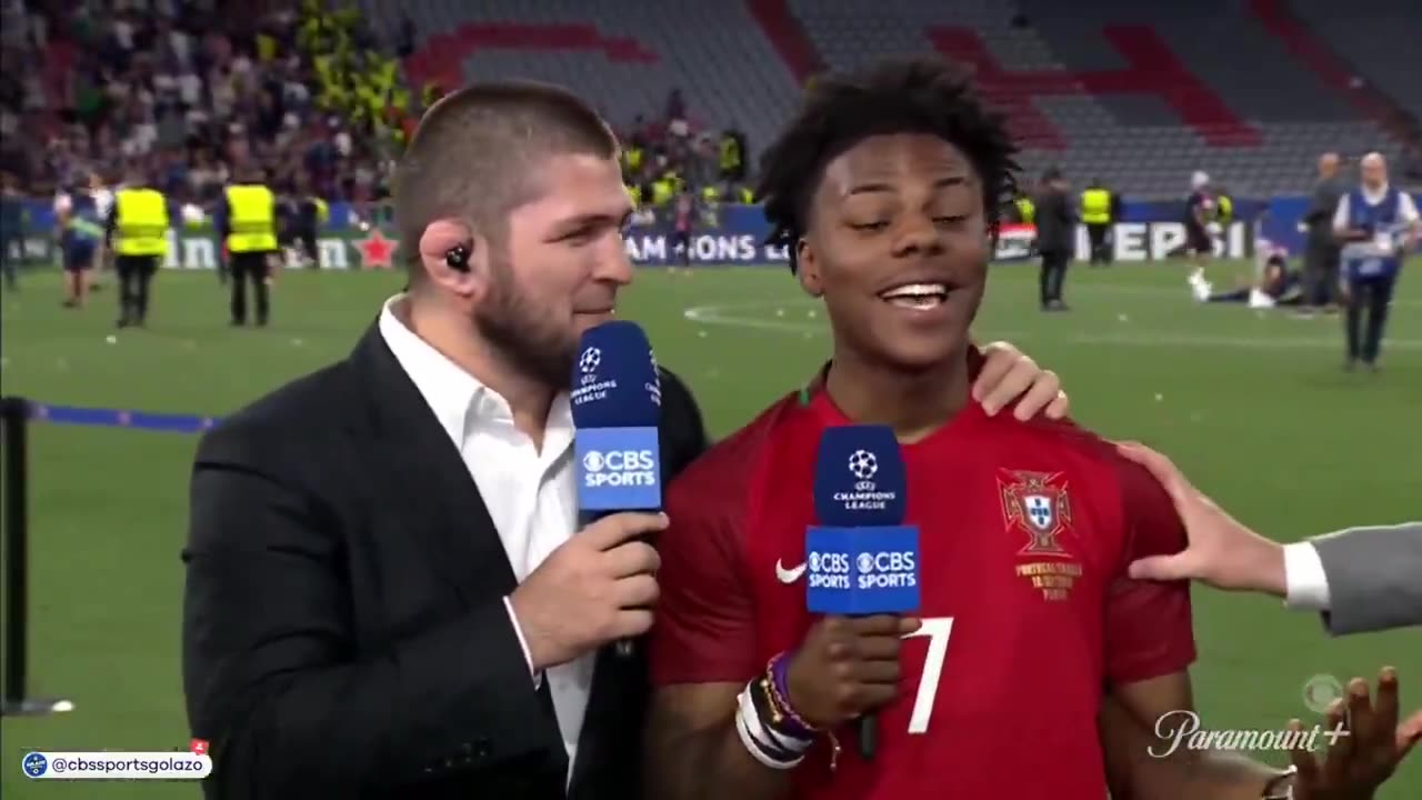 Khabib to IShowSpeed: "Don't forget, between us is nobody right now. Now you in my world".