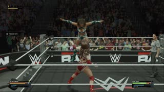 wwe 2k25 168 universe Kelani Jordan VS Taylor Swift