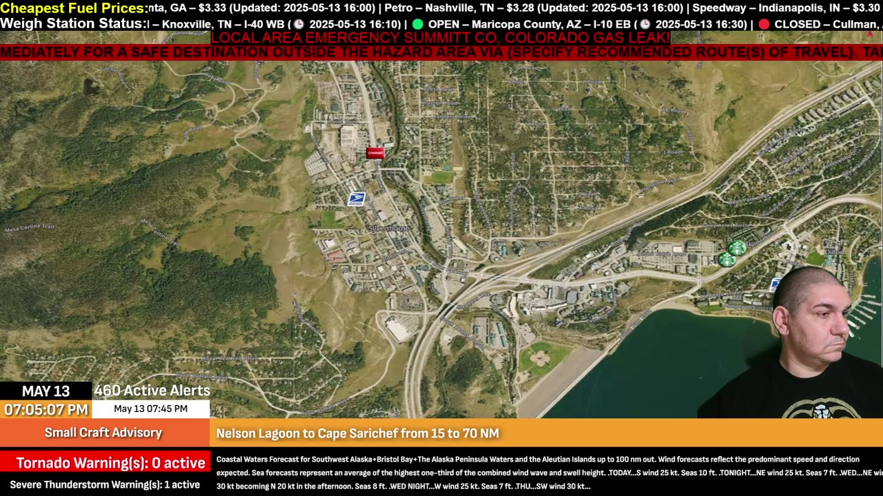 LIVE: Tonight’s Severe Weather Tracker for Truckers 🚛🌩