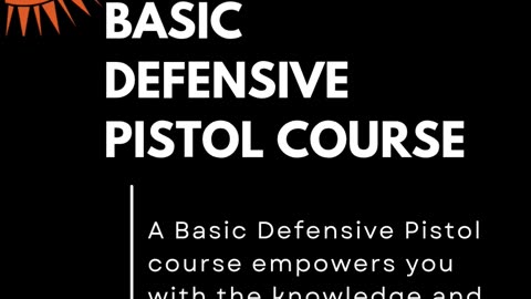 Basic Defensive Pistol Course: West Palm Beach #SelfDefense #WestPalmBeach #PistolTraining