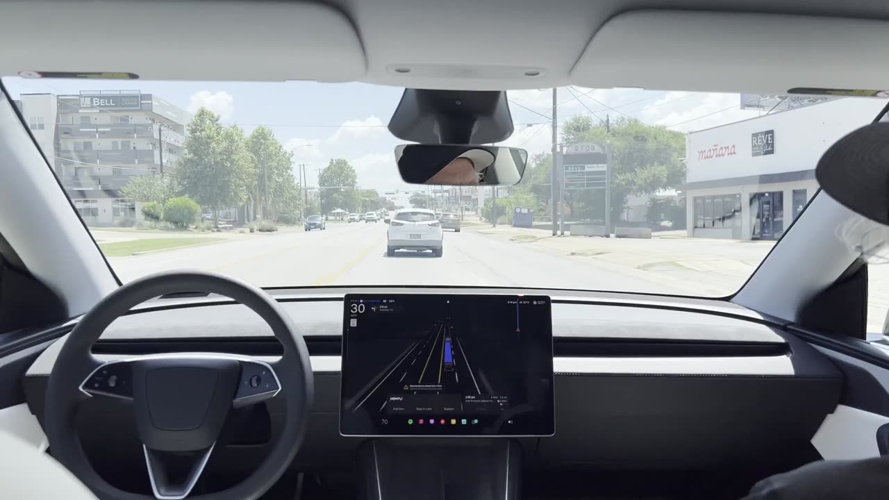 Tesla robotaxi - Viagem completa
