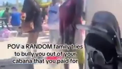Hey that's my cabana bitch!