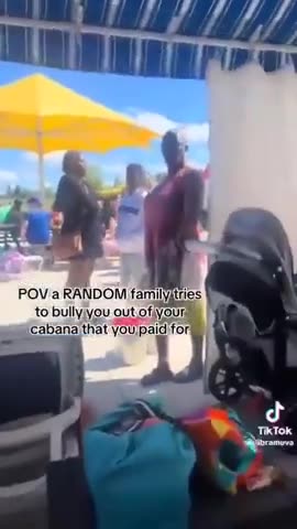 Hey that's my cabana bitch!