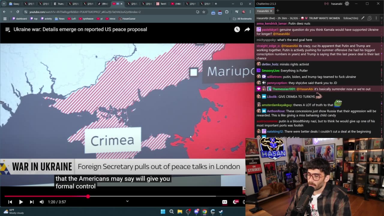 Hasan Abi 23.04.25 🍙PANICAN BACKED DOWN FROM CHINA TARIFFS👺👺 JRE VS JORDAN PETERSON!