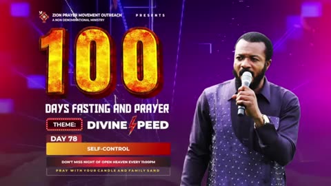 NIGHT OF OPEN HEAVEN [DAY 78: 100 DAYS FASTING & PRAYER] 20TH SEPT. 2025