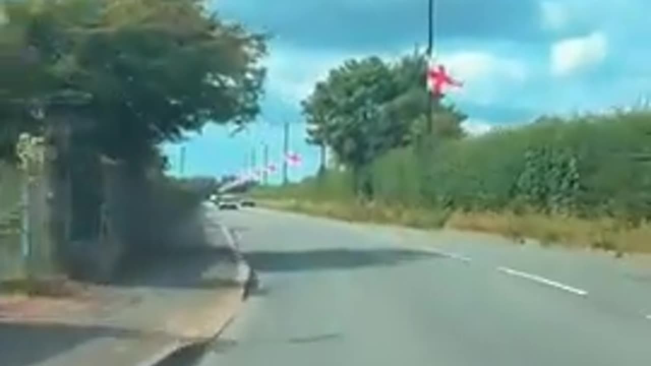 In Birmingham, a local man was reportedly asked to remove an English flag from display in nthe area