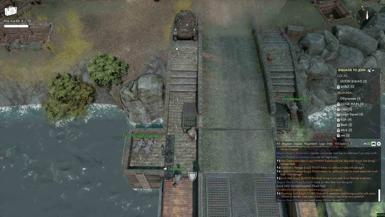 Medic On A Deadlands Bridge Area (Foxhole)