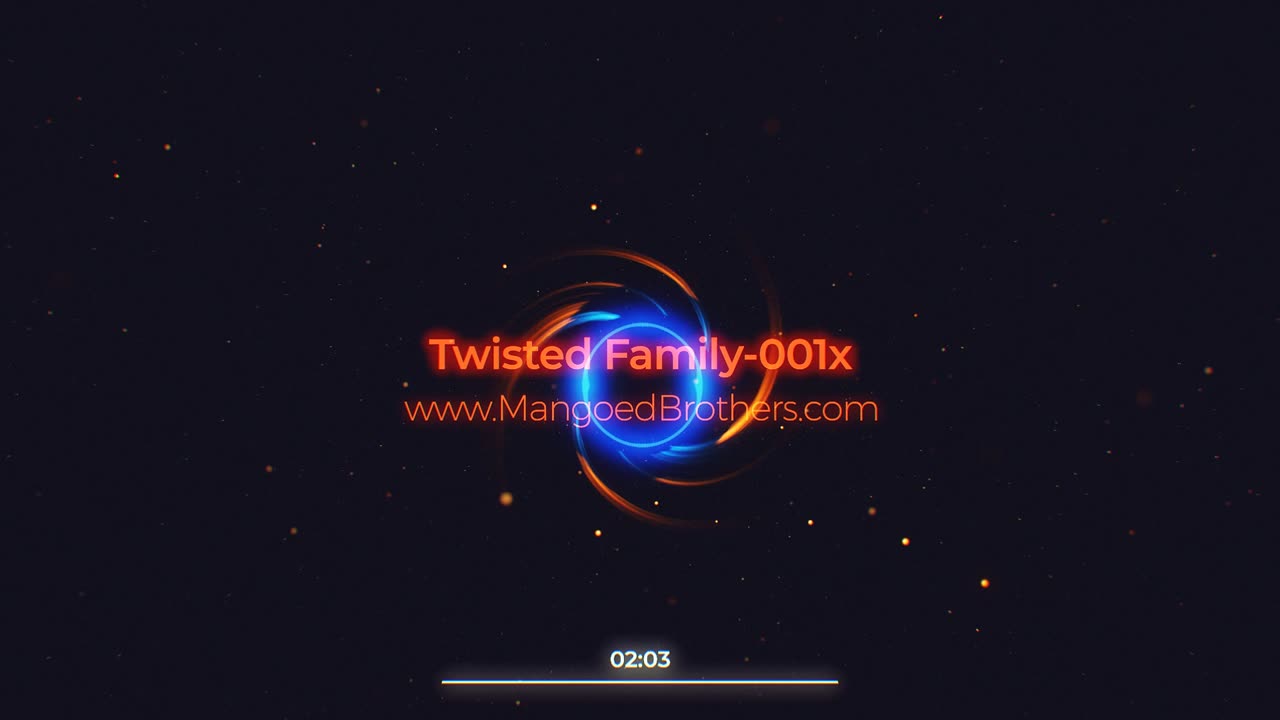MB-Twisted Family-001x (6m08s) Fiery Rays Music Visualizer