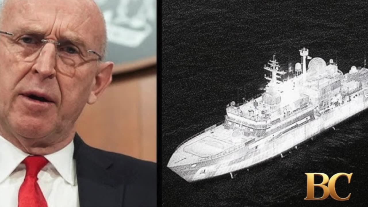 Russian spy ship enters UK waters and aims lasers at military pilots, Britain says