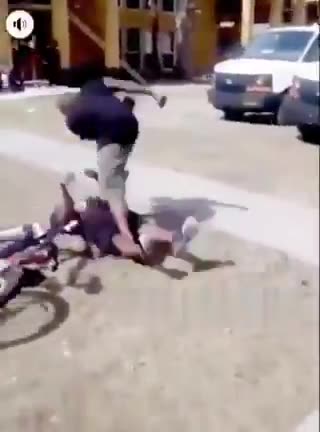 GET THE FUCK OFF MAH BIKE NUGGAH!