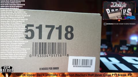 *23-24 Upper Deck Ultimate Collection Hockey Half Inner Case PYT Break #1* [May 7, 2025]