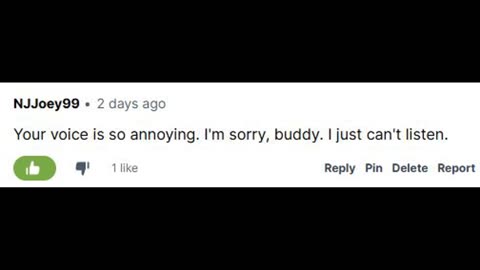⚠️New Jersey Joey thinks I have an 'ANNOYING VOICE'.. So I gave him some constructive FREE ADVICE!