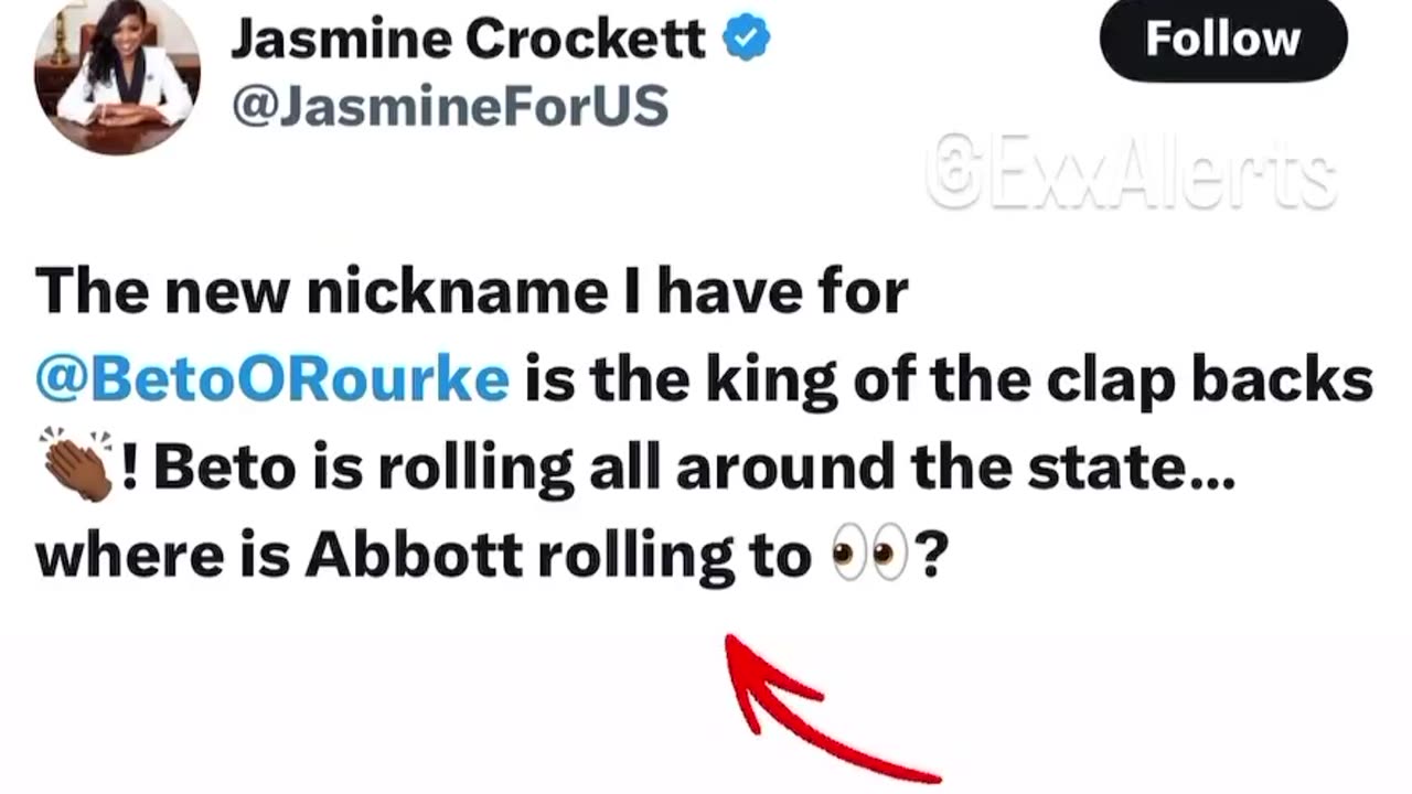 Old Jasmine Crockett tweet resurfaces from 2022 taking shots at Greg Abbott