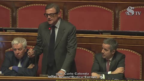 Calenda - Intervento in Senato (18.03.25)