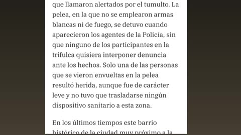 Nueva pelea en la Plaza de la Concepción este pasado lunes