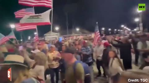 Americans come together to pay respect to Charlie Kirk in California