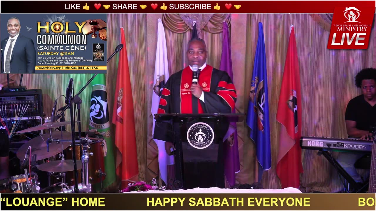 7DPNWM || WORSHIP SERVICE || COMMUNION || 7-5-25 || CHAPS VALMYR