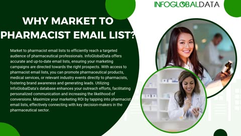 What is a Pharmacist Email List?