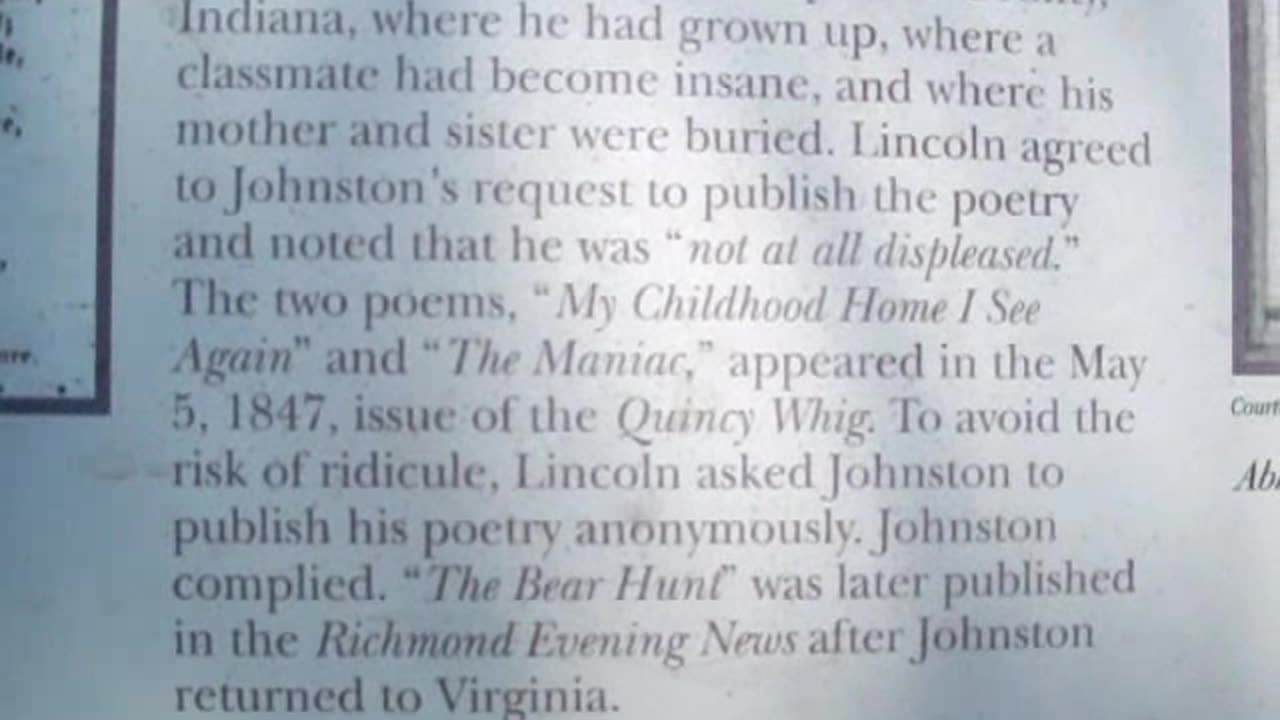 Lincoln's Friend Johnston