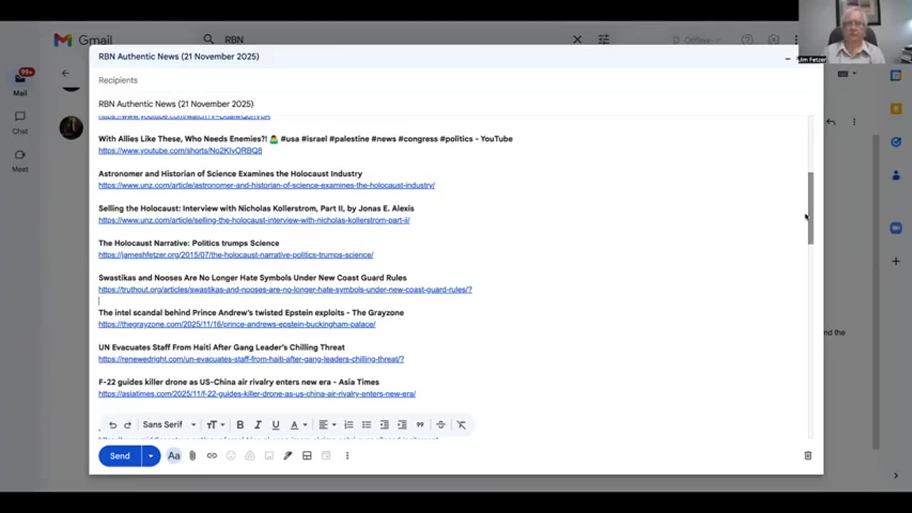 The Raw Deal (21 November 2025) with co-host Paul from CA.