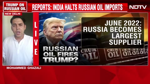Trump News | "Good Step": Donald Trump On Reports Of India Halting Russian Oil Imports